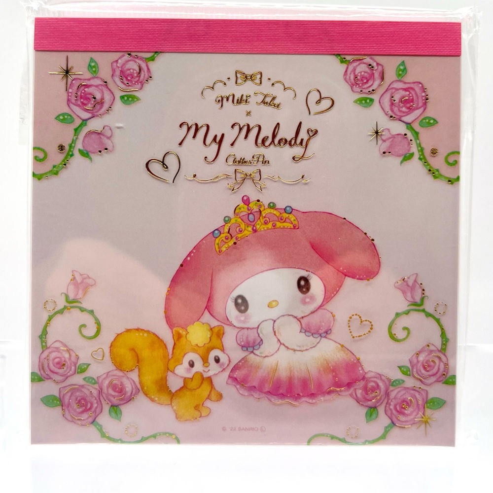 My Melody x Miki Takei Memo Pad